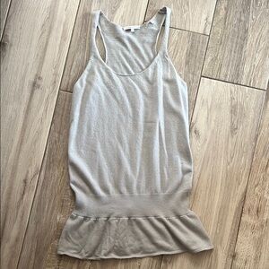 Vince Cashmere Women's Gray Sleeveless Racerback Top medium
